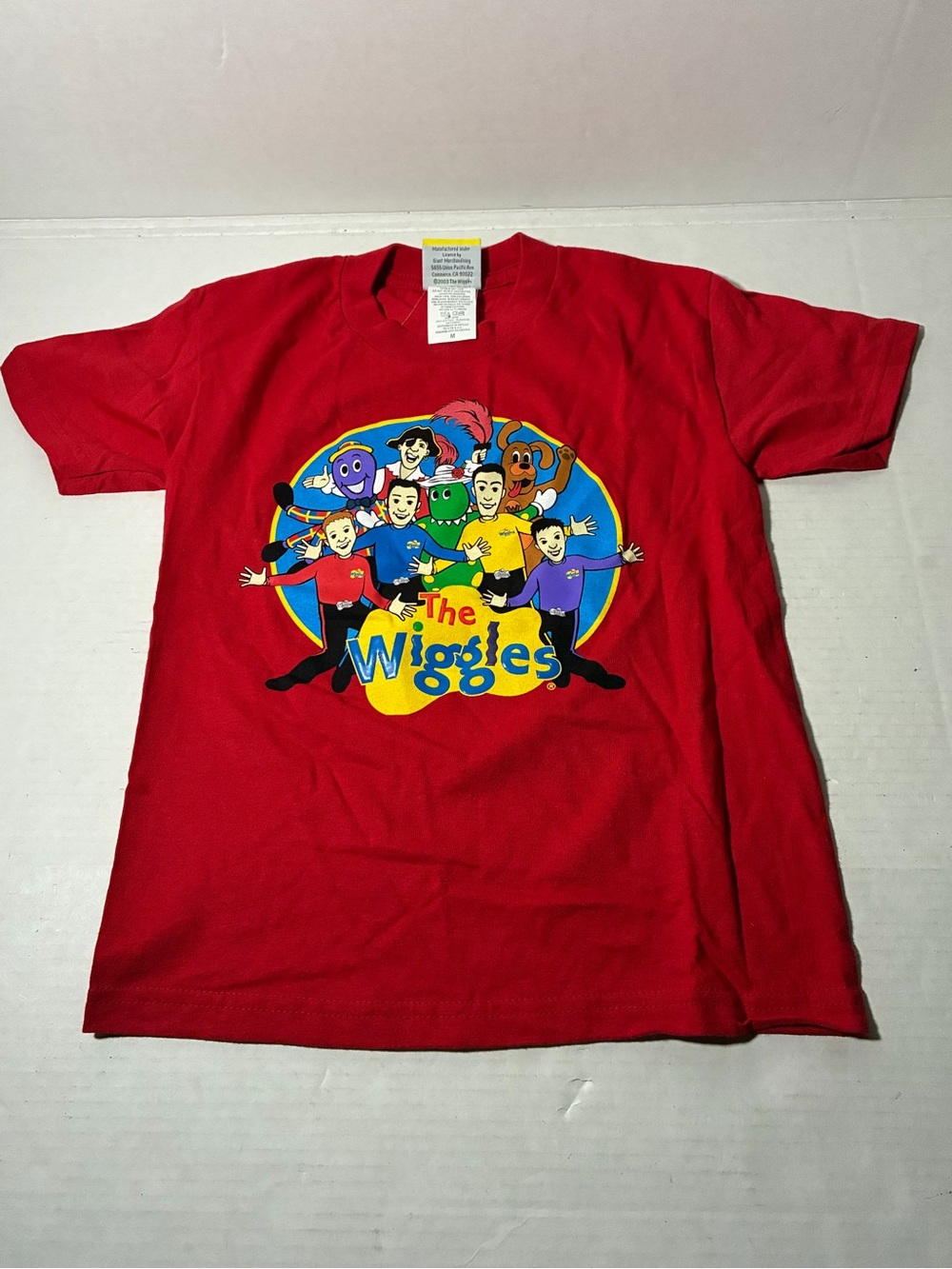 Excellent Vtg Condition The Wiggles Tshirt 2003 Y2K Sz Kids M